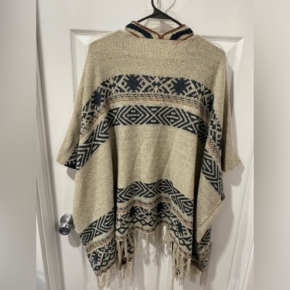 Mystree Anthropology women’s one size cardigan shawl sweater, boho, good cond. - Picture 2 of 5
